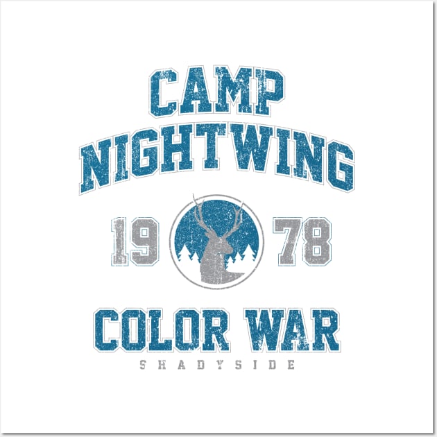 Camp Nightwing Color War 78 - Shadyside (Variant) Wall Art by huckblade